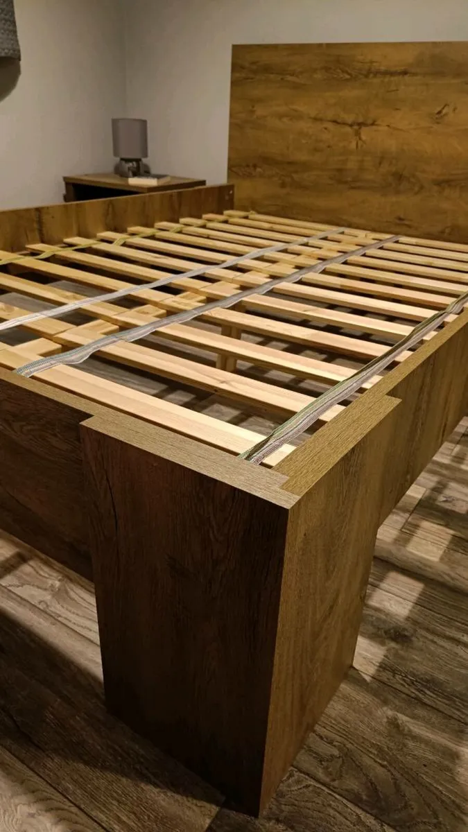 JYSK VEDDE Bed Frame + Bedside Lockers - Image 3