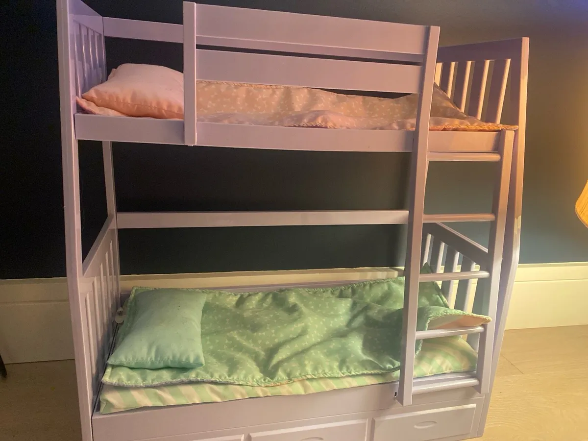 Our generation doll clothes and bunk beds - Image 1