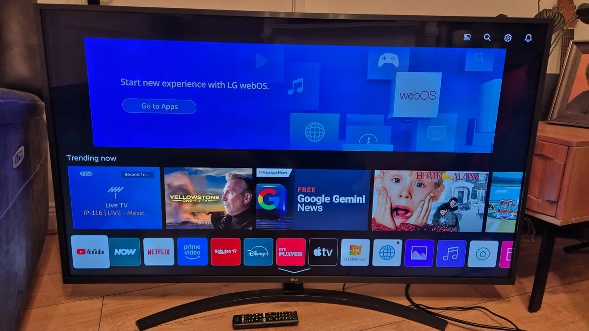 55" LG Smart 4K Smart TV - Image 1