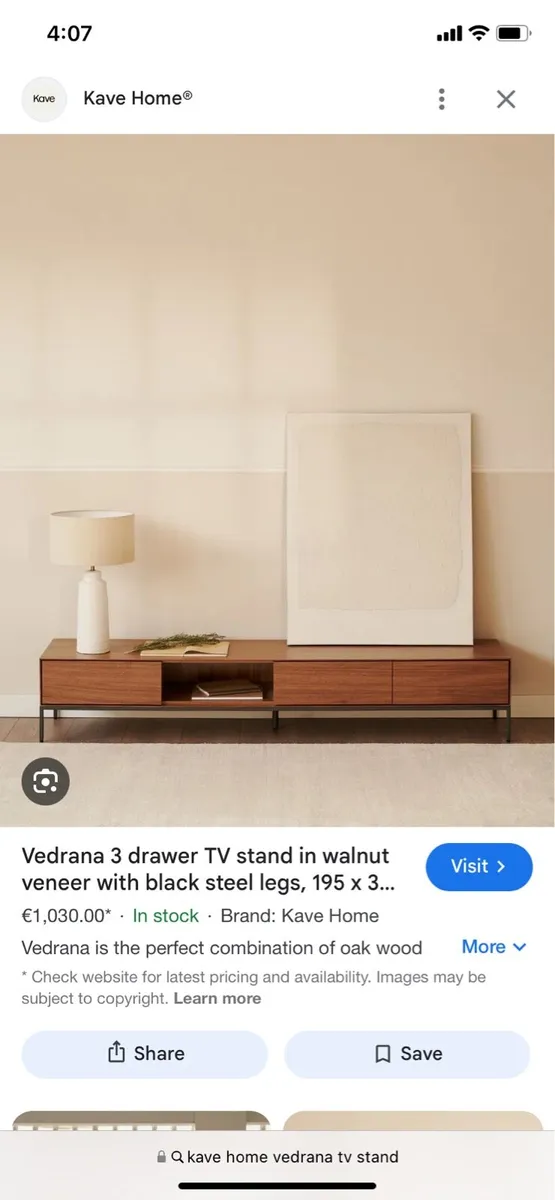 Kave home vedrana tv unit brand new - Image 1