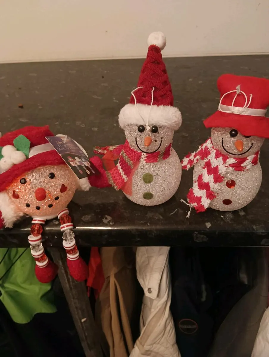 Lots of Christmas decorations lights - Image 4