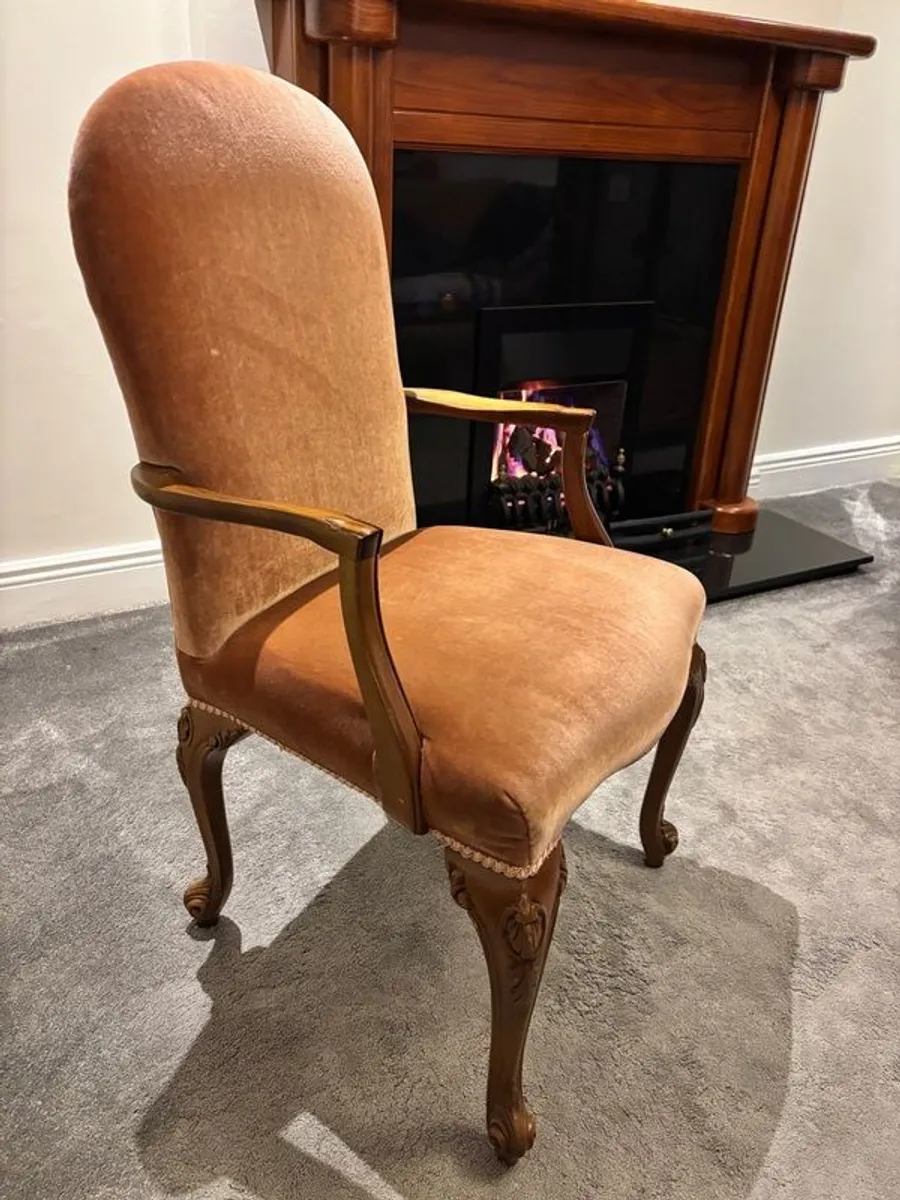 A set of 8 chairs including 2 carver chairs. - Image 1