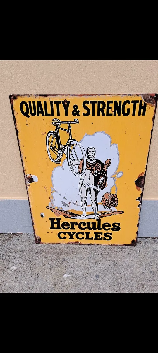 Large  herculeys metal sign