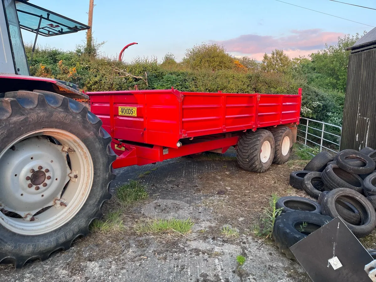 Woods 14x8 tipping trailer - Image 1