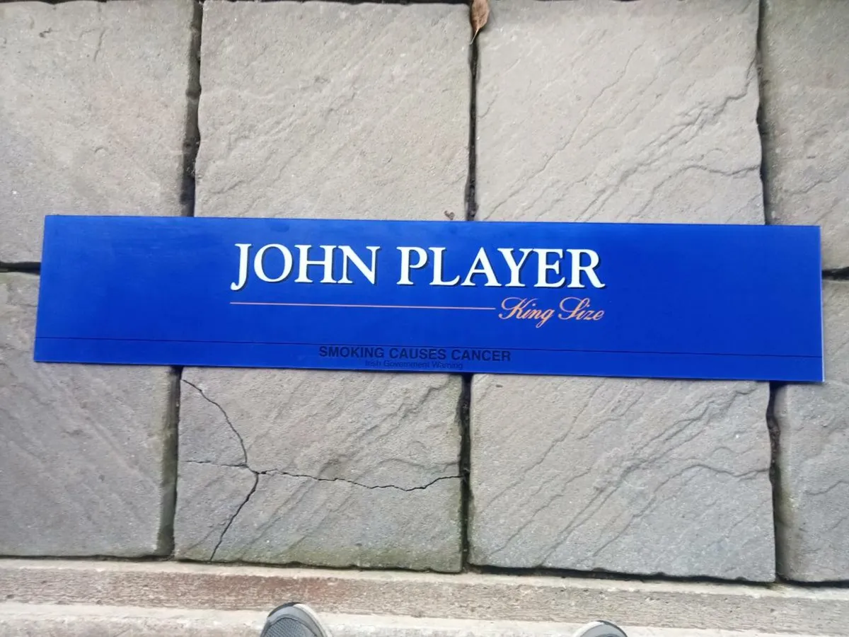 John player light box sign - Image 1