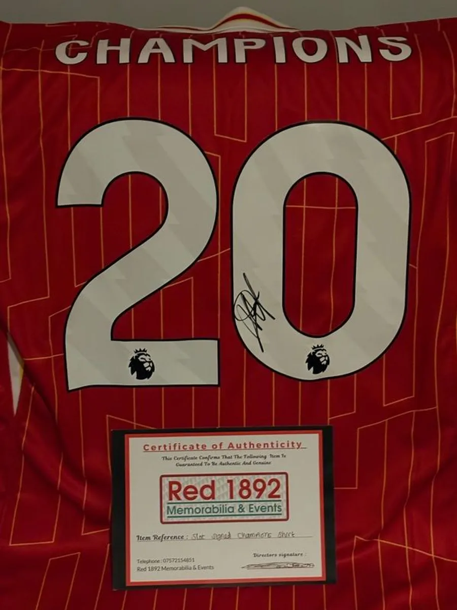 Arne Slot signed Liverpool jersey - Image 2
