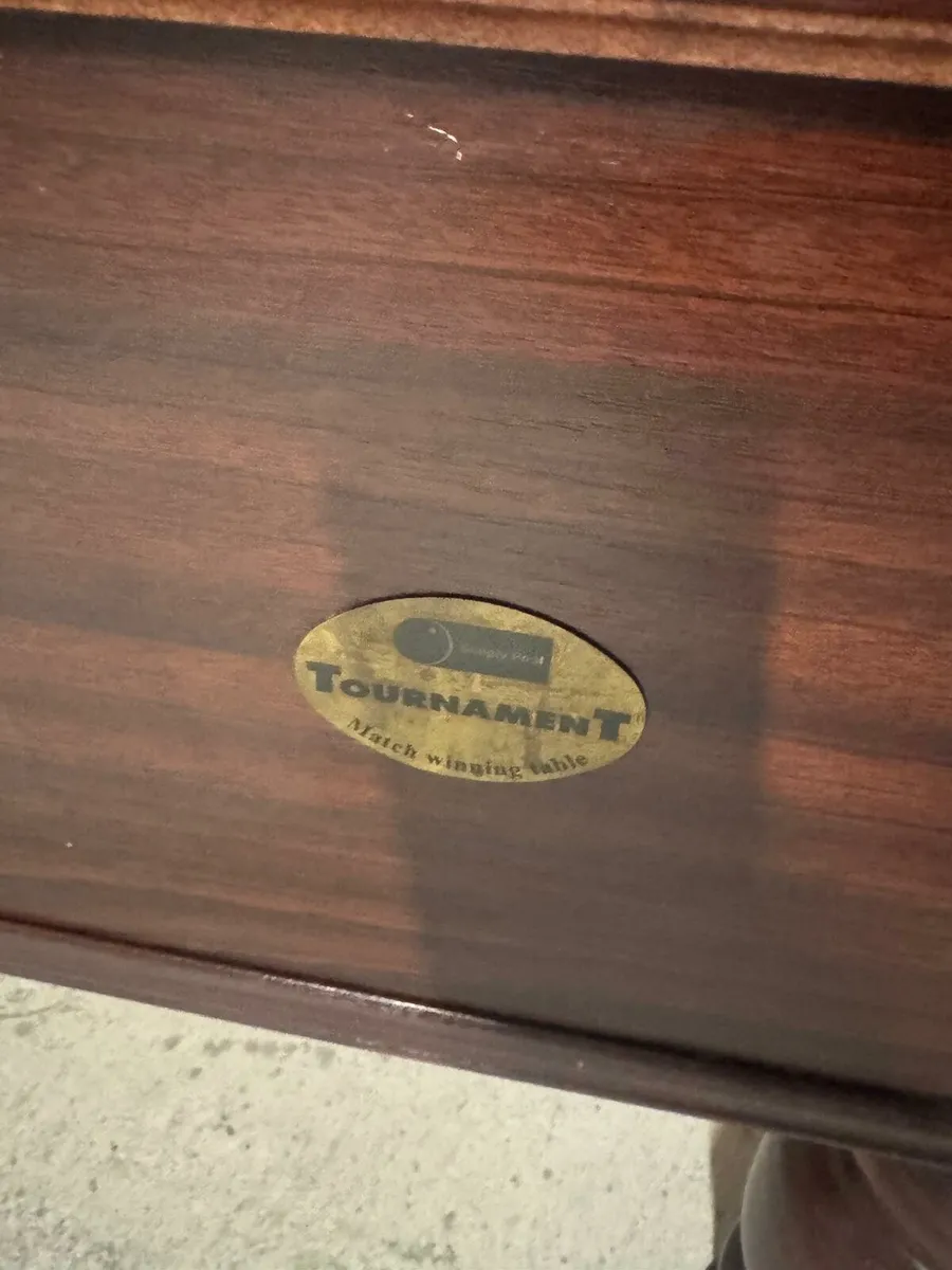 7x4 slate bed pool table - Image 3