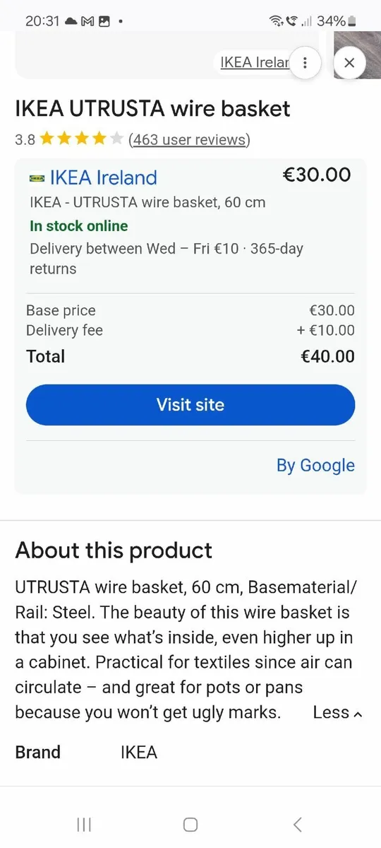 Kitchen pull out wire baskets - Image 4