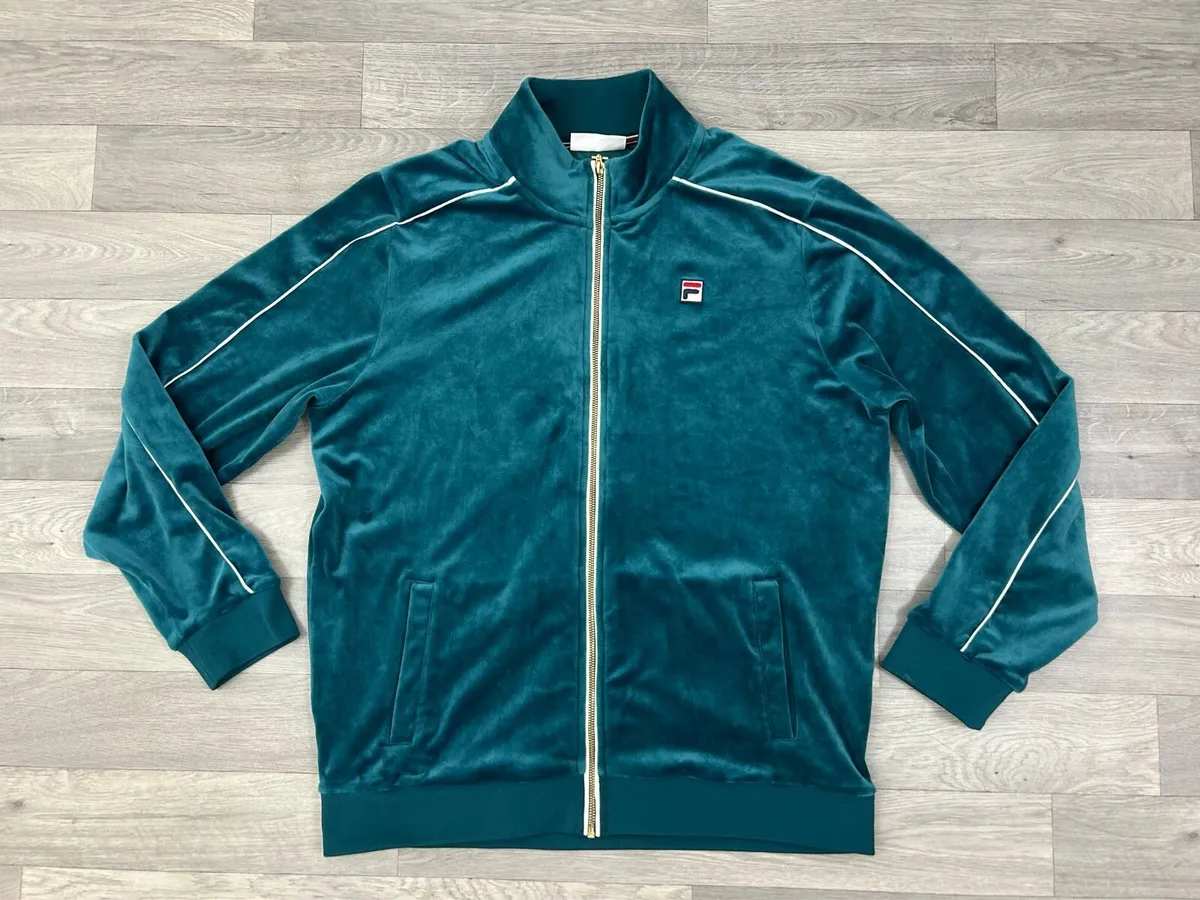 Fila Velour Track Jacket Mens XXL - Image 1