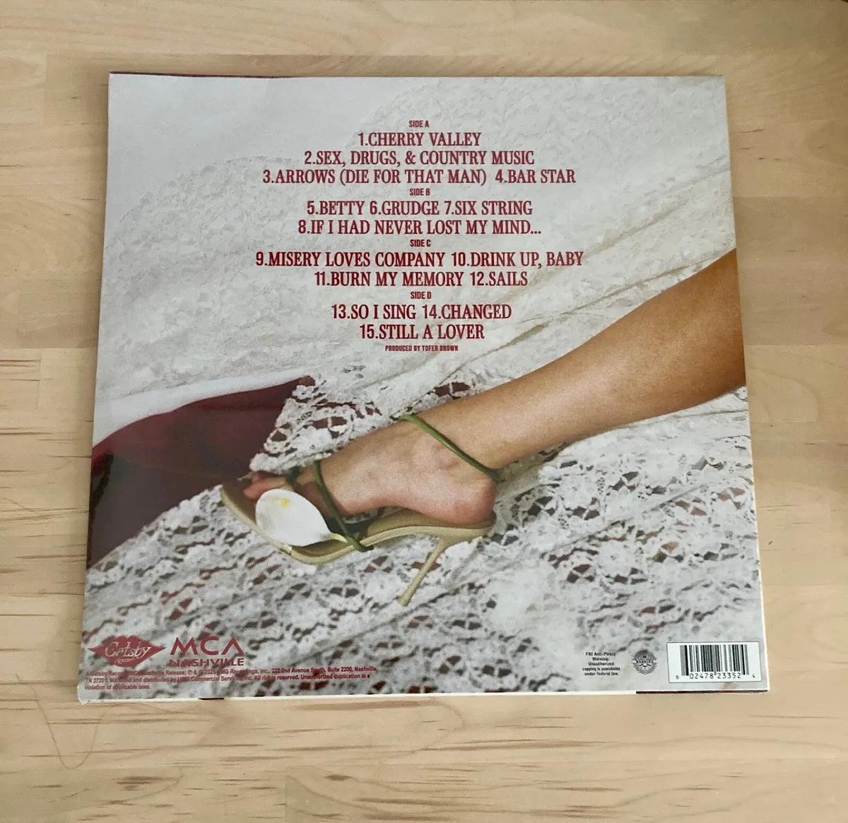 Carter Faith “Cherry Valley” Signed Vinyl, New - Image 4
