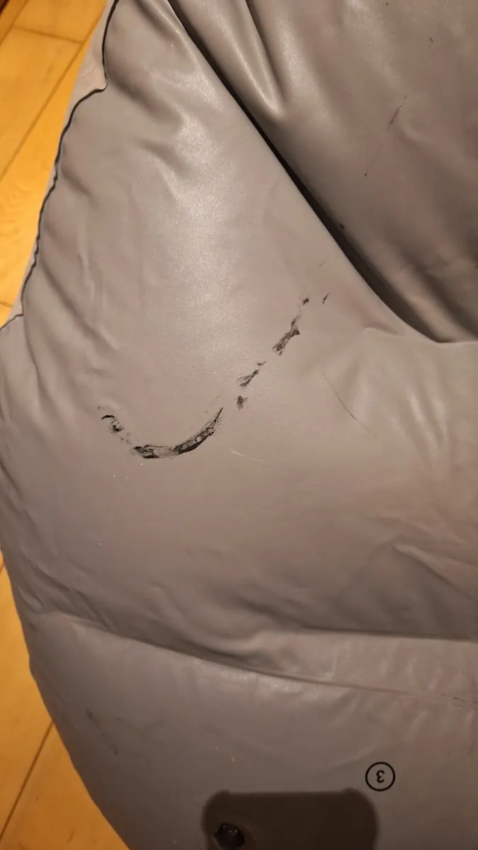 Intex grey Inflatable Beanless Bag Chair & pump - Image 4