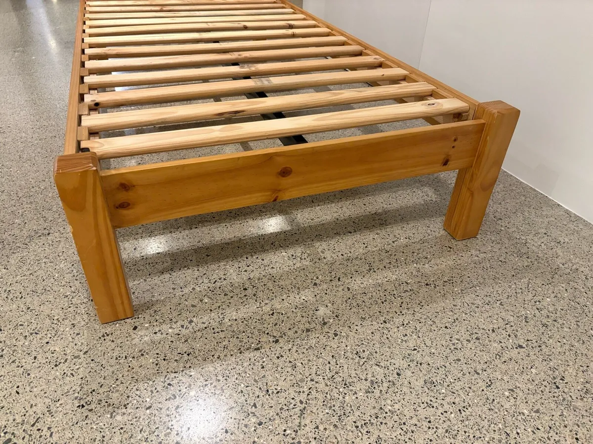 2No. Solid Oak Single Bed Frames - Image 2