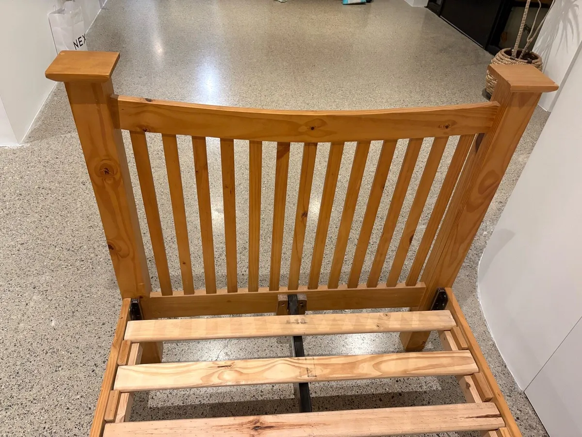 2No. Solid Oak Single Bed Frames - Image 4