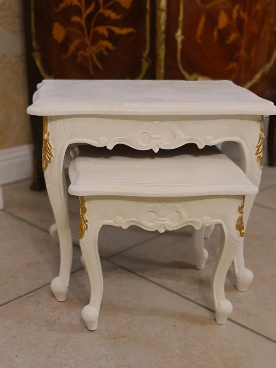 French vintage side tables - Image 4