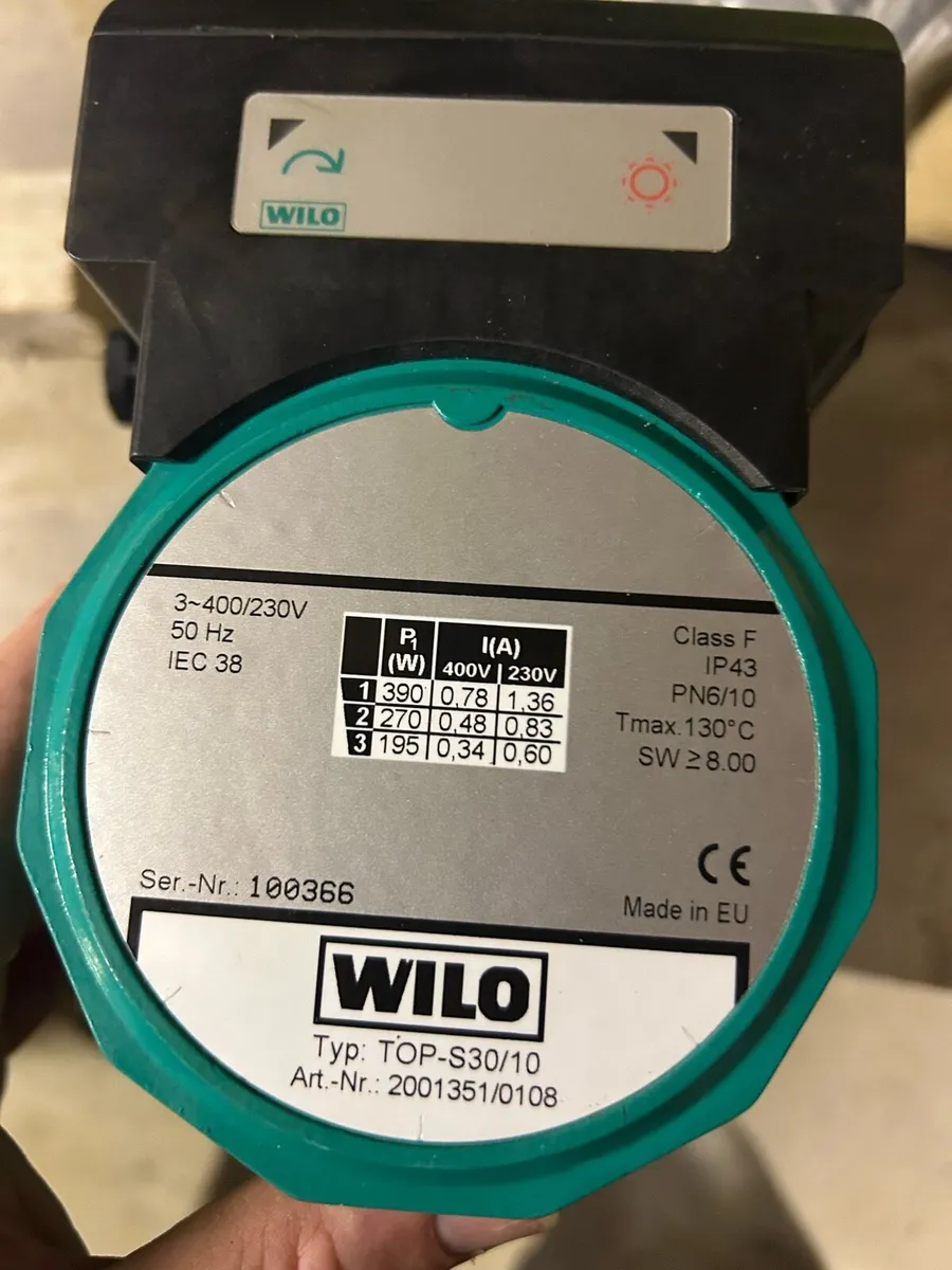 Wilo pump 3 Phase - Image 1