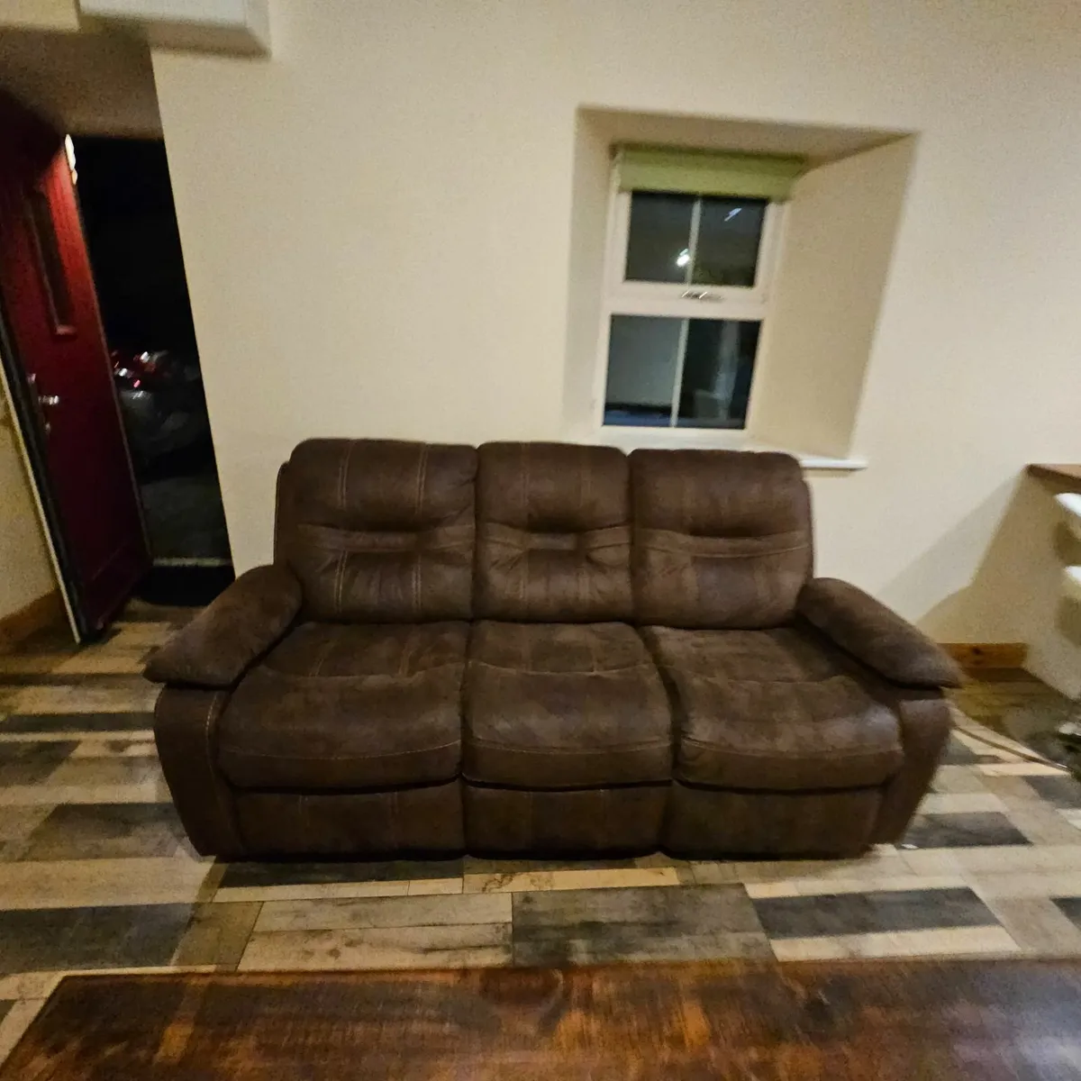 3 seater reclining sofa