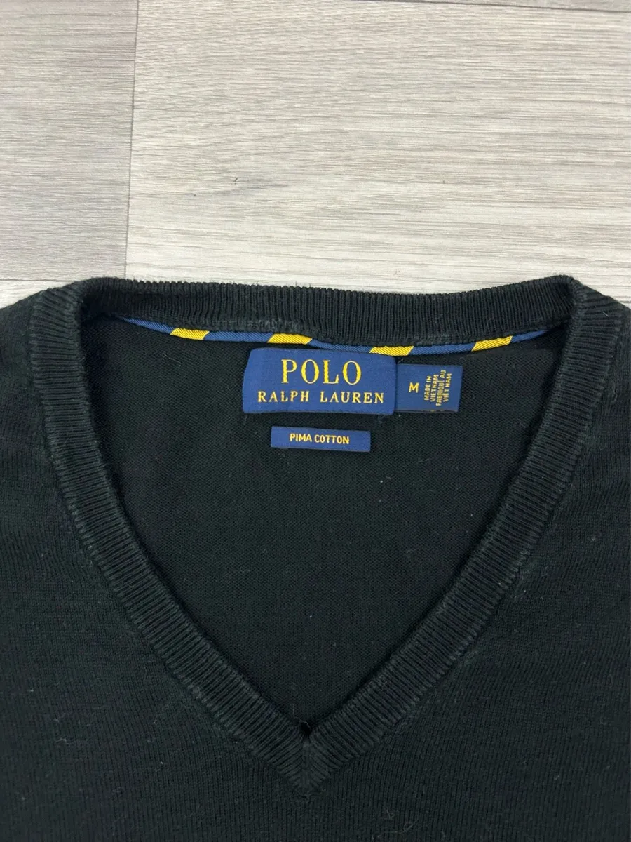 Polo Ralph Lauren Pima Cotton Jumper Mens Medium - Image 4
