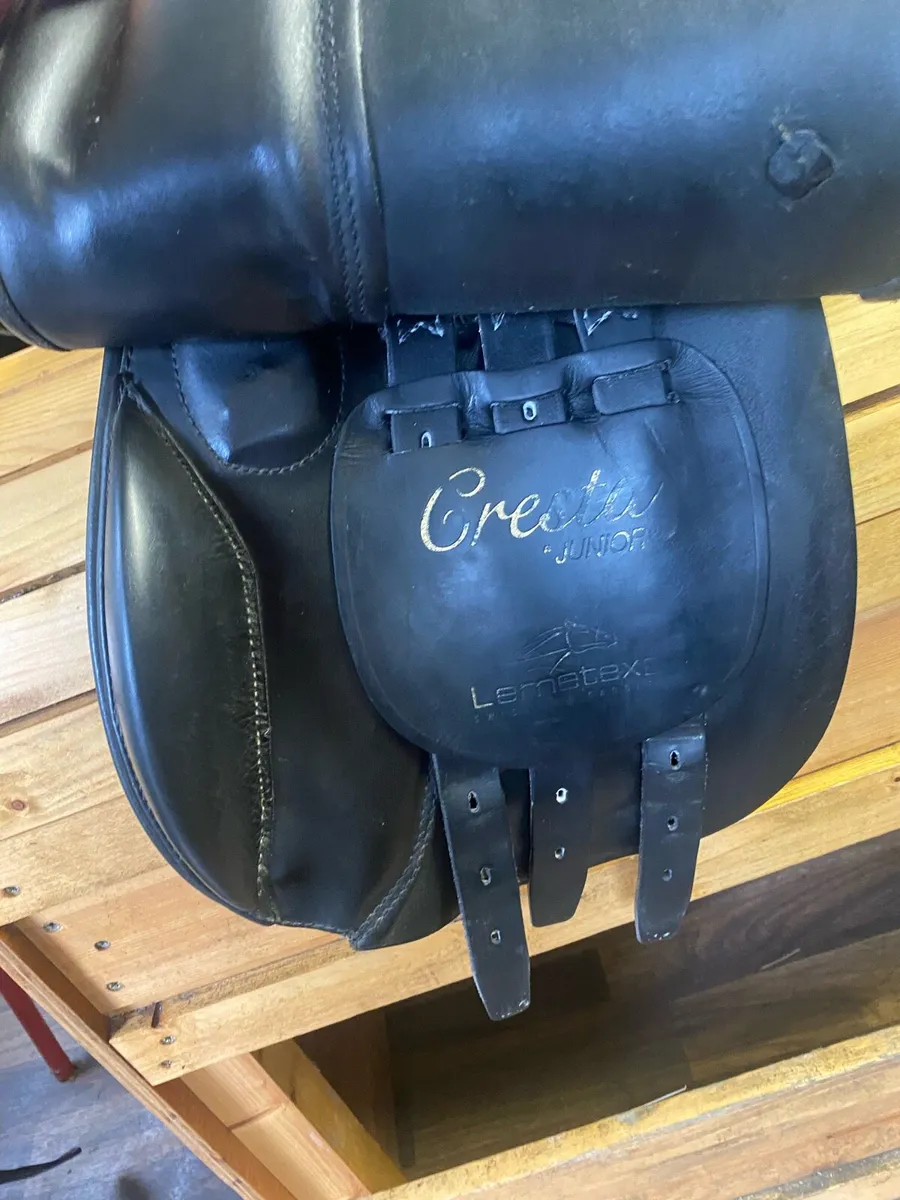 Lemetex 16” black Leather pony saddle - Image 3