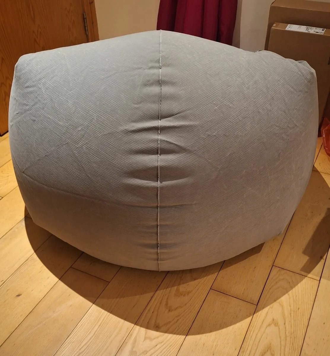 Intex grey Inflatable Beanless Bag Chair & pump - Image 2