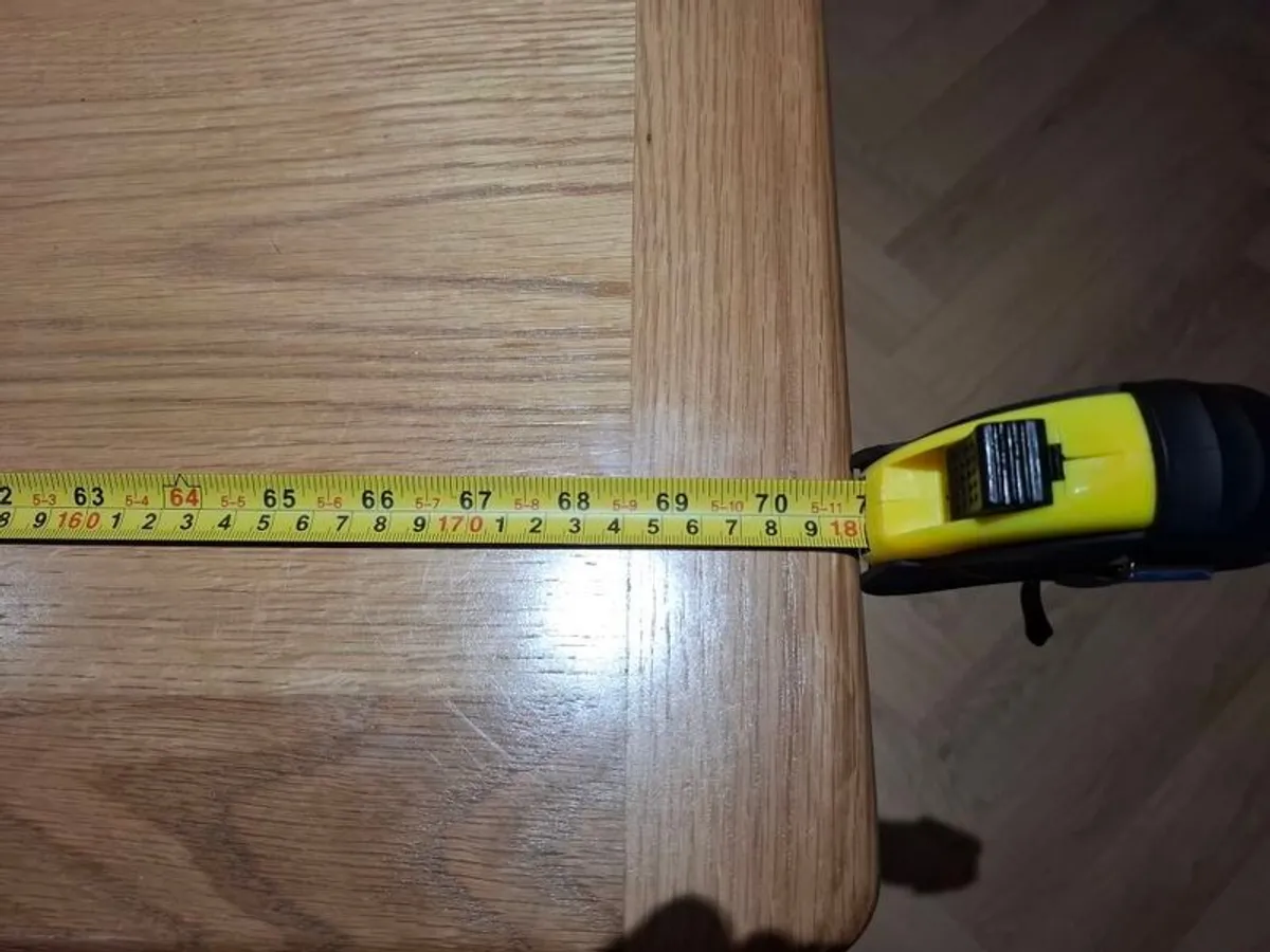 Kitchen Table- Hardwick Oak Dining Table - Image 4