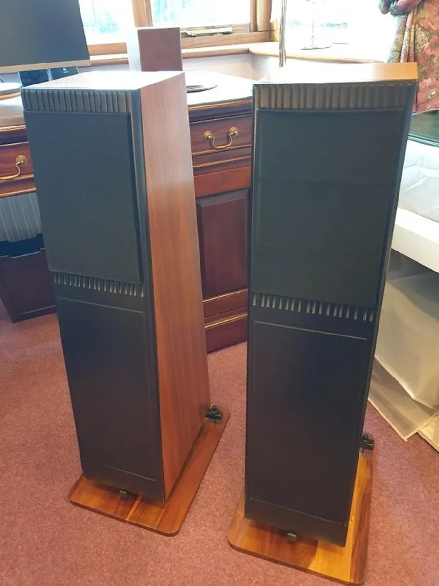 Rega ELA Mk3 Vintage Floorstanding Hi Fi Speakers - Image 1