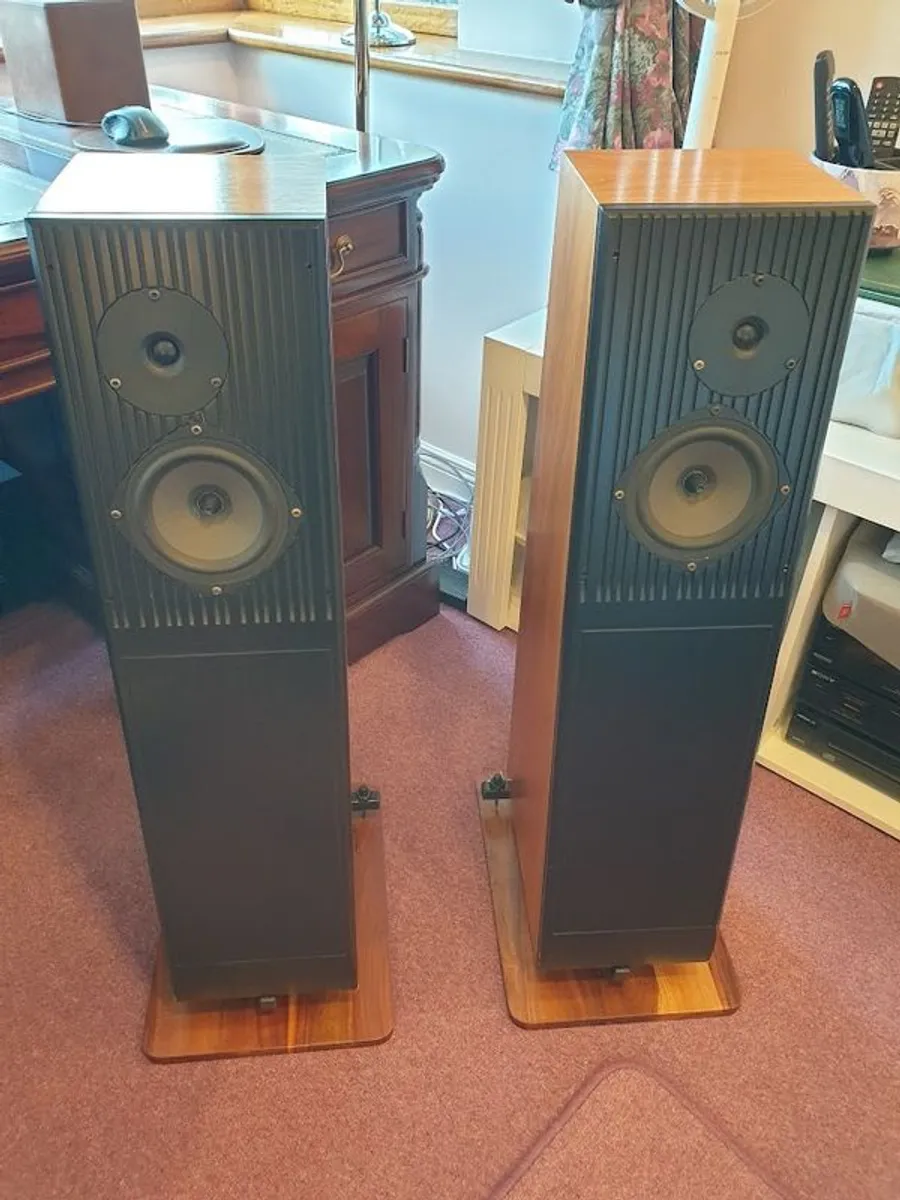 Rega ELA Mk3 Vintage Floorstanding Hi Fi Speakers - Image 2