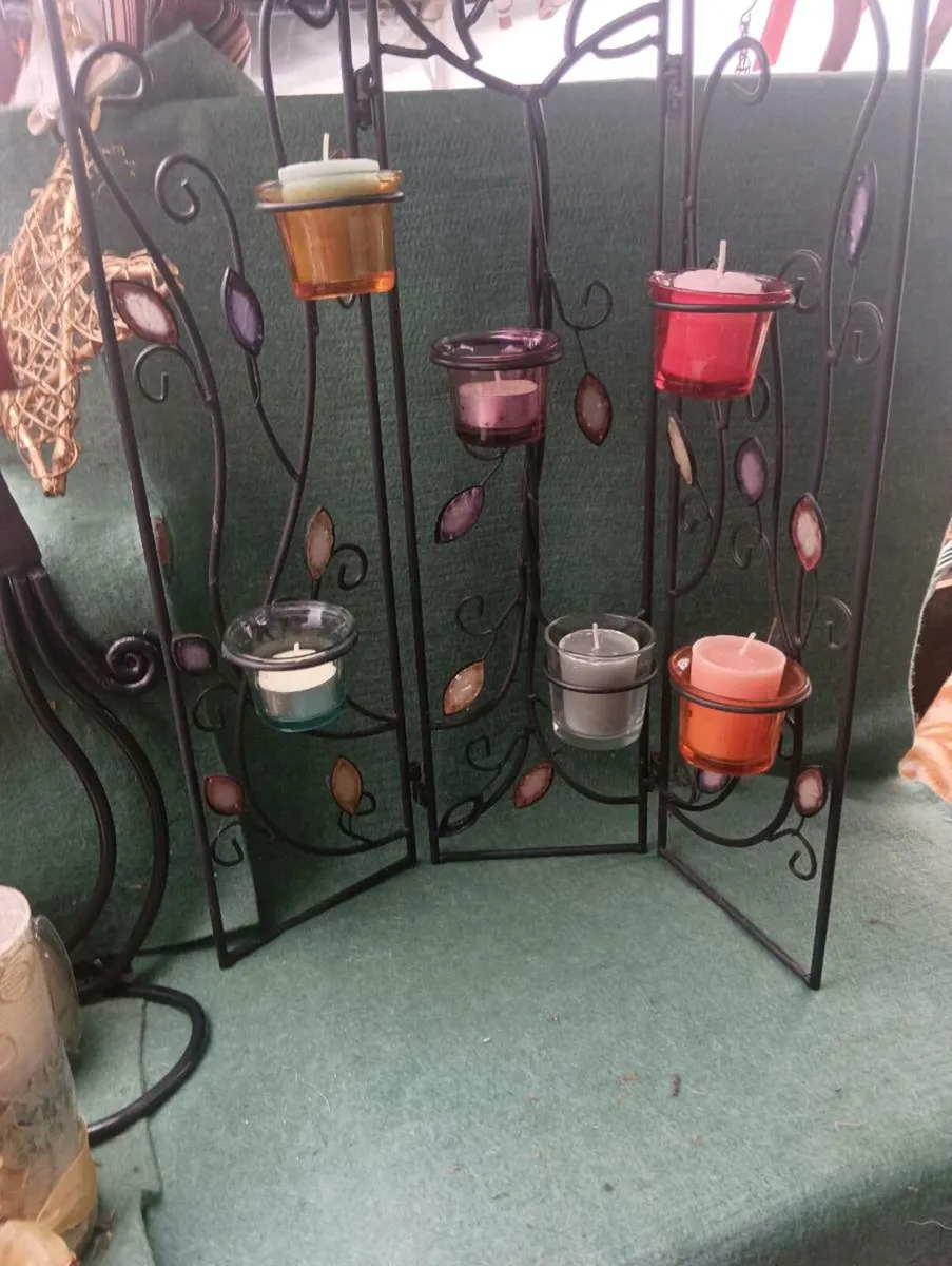 Beautiful candle holder,free standing display  10E - Image 1