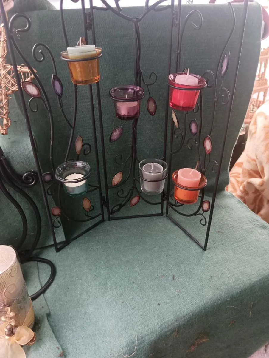 Beautiful candle holder,free standing display  10E - Image 2