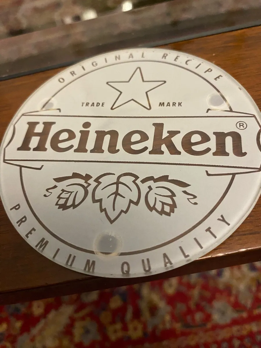 Heineken Glass Coaster Set - Image 2