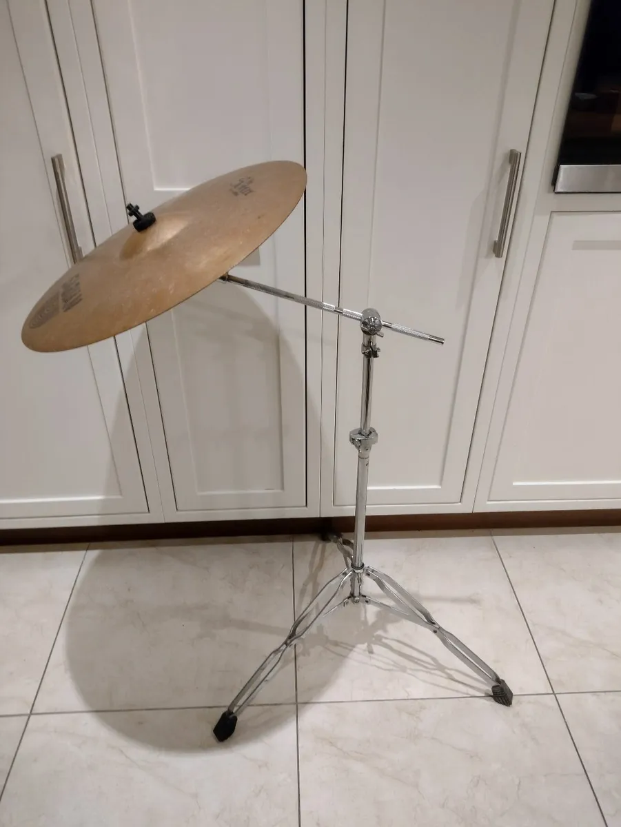 Sabian Ride Cymbal WITH CYMBAL STAND. - Image 1