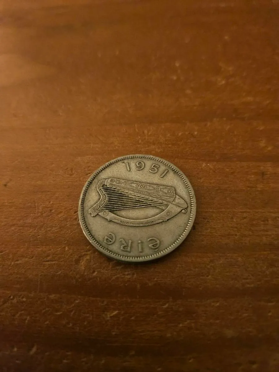 Vintage Irish Half Crown 1951 - Image 2
