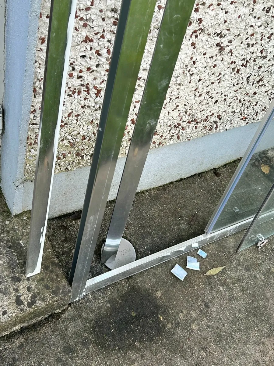 Shower Door - Stainless Steel Glass sliding shower - Image 4