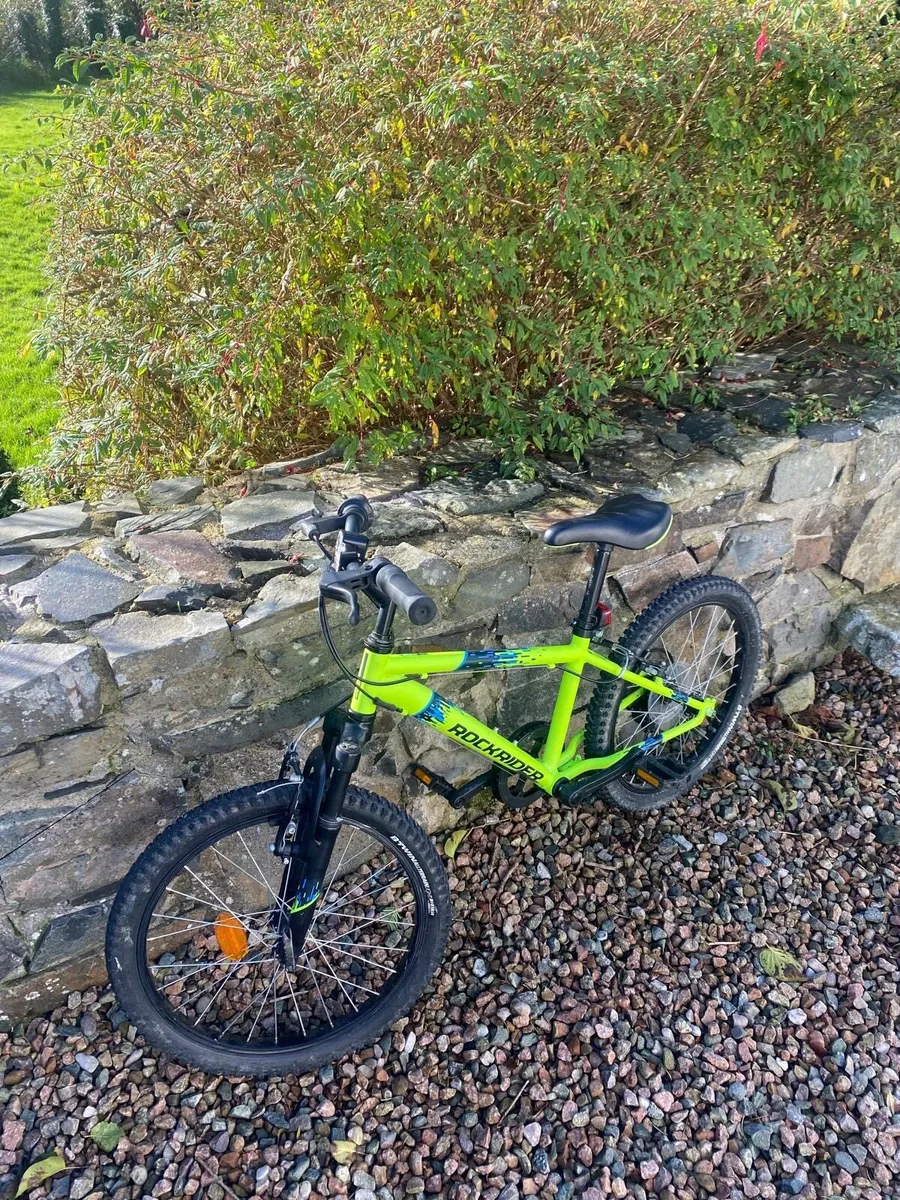 Kids Green Rockrider Bicycle - Image 2