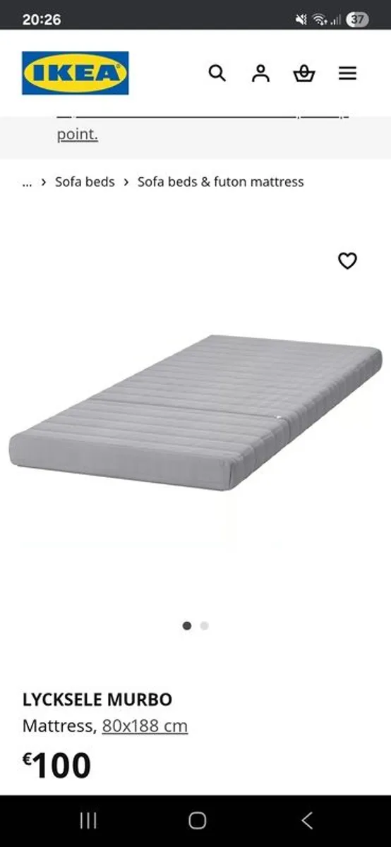 Brand New Ikea Mattress - Image 1