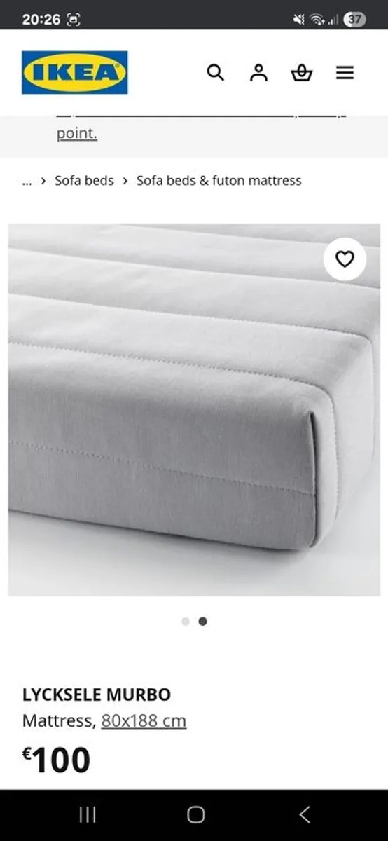 Brand New Ikea Mattress - Image 2