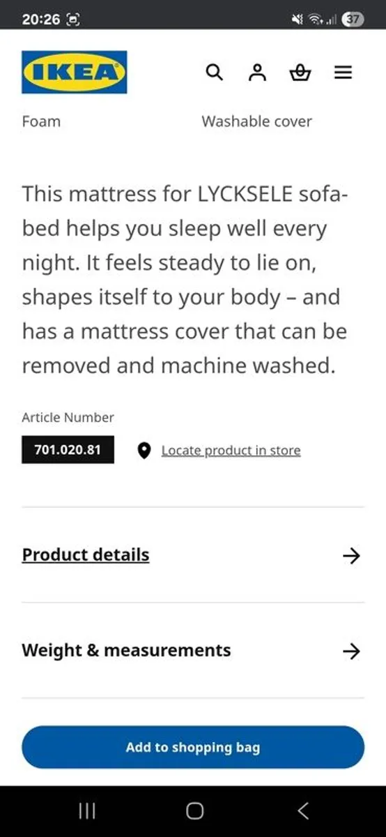 Brand New Ikea Mattress - Image 3