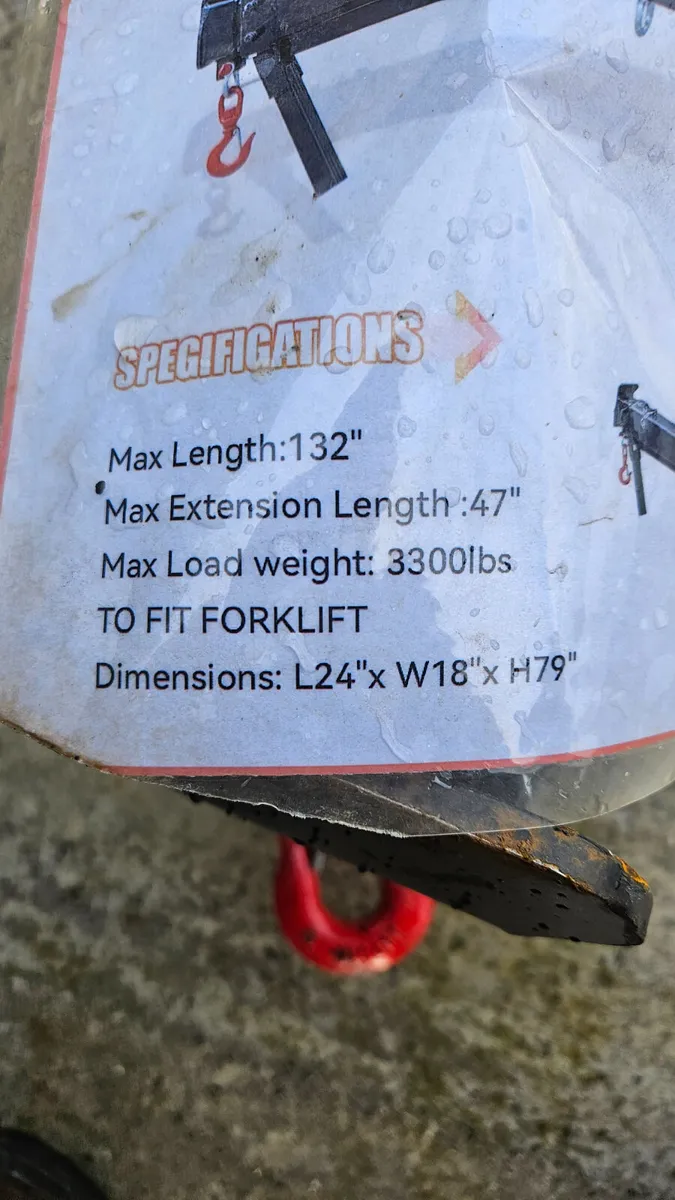 Forklift telescopic lifting  beam - Image 4