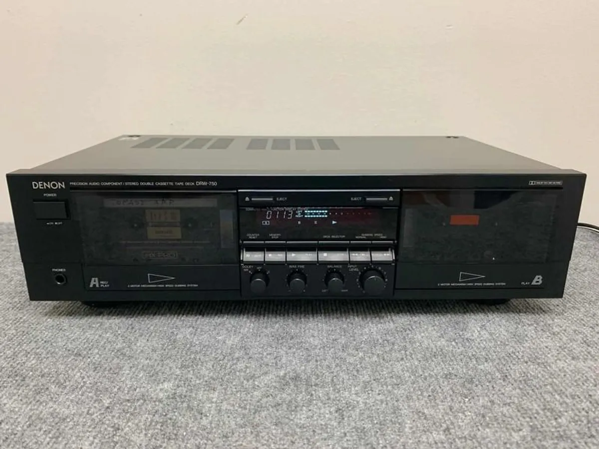 Like New , Amazing DENON Cassette Deck DRW - 750 - Perfect CONDITION ! - Image 1