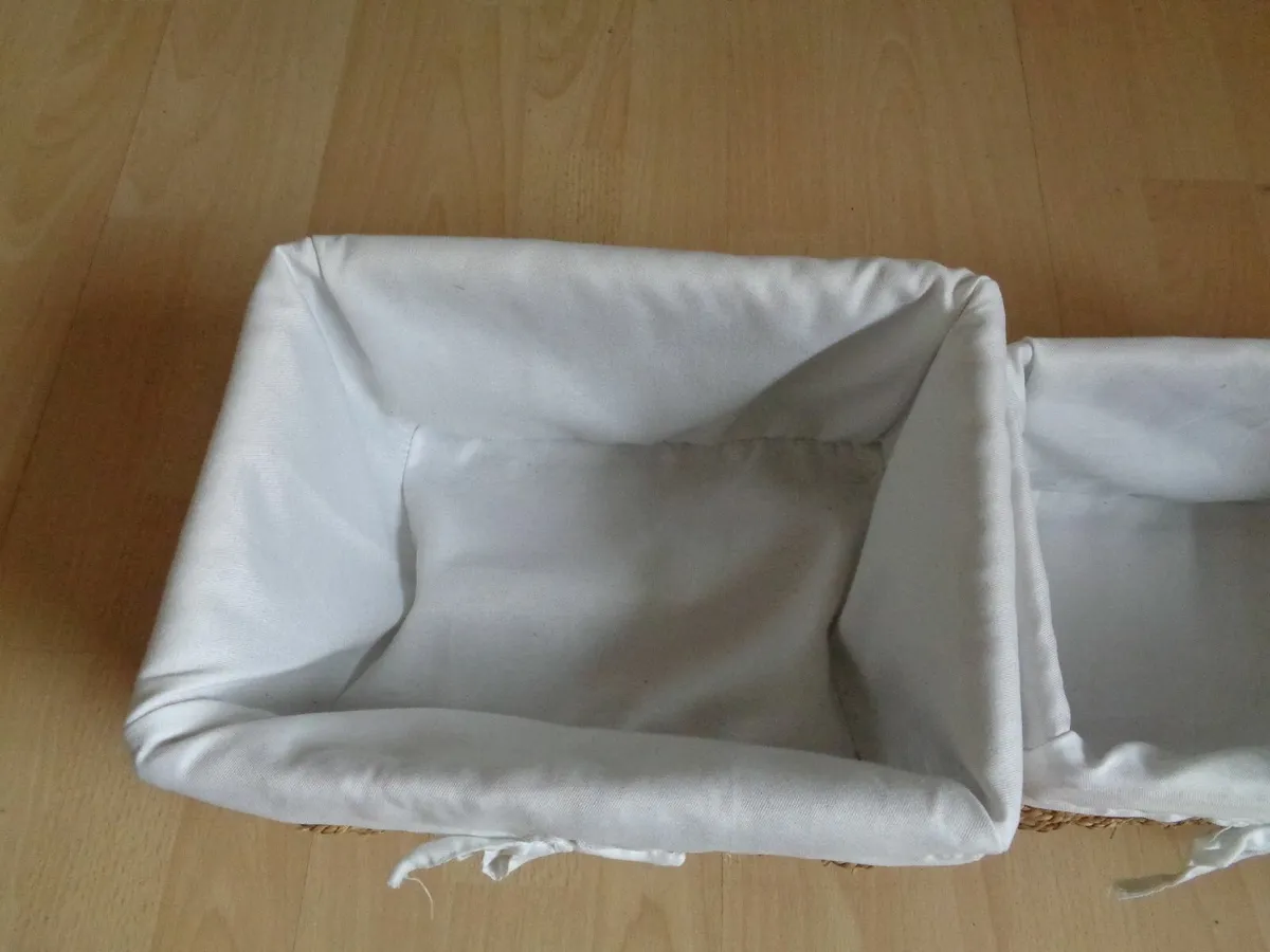 Set of 3 Wicker Baskets for Sale - Image 3