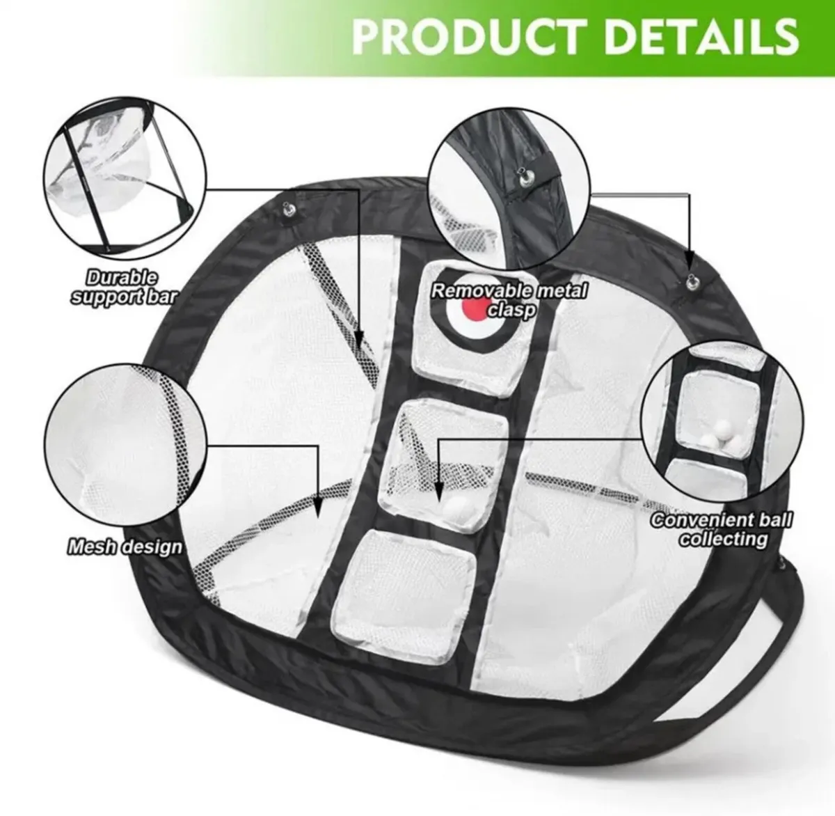 Golf Chipping Net Pop Up Practice Portable NEW - Image 3