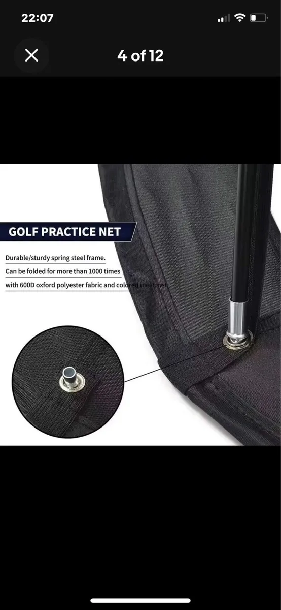 Golf Chipping Net Pop Up Practice Portable NEW - Image 4