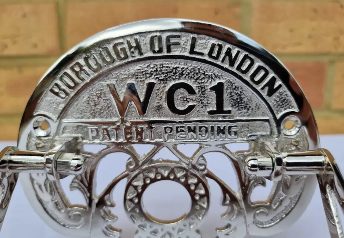 Toilet Roll Holder Nickle Chrome Retro Vintage - Image 2