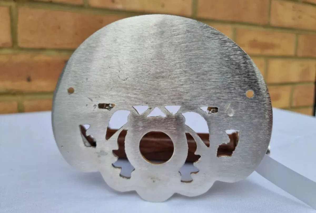 Toilet Roll Holder Nickle Chrome Retro Vintage - Image 3