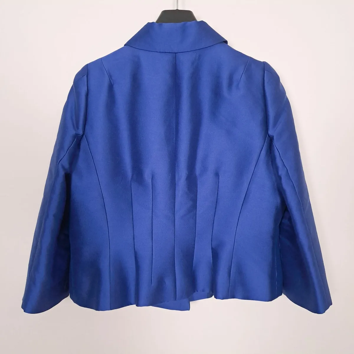 Hobbs Blue Jacket Blazer Silk Wool 16UK/44EU - Image 3