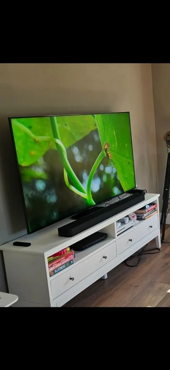 White TV Stand / Media Unit - Image 1