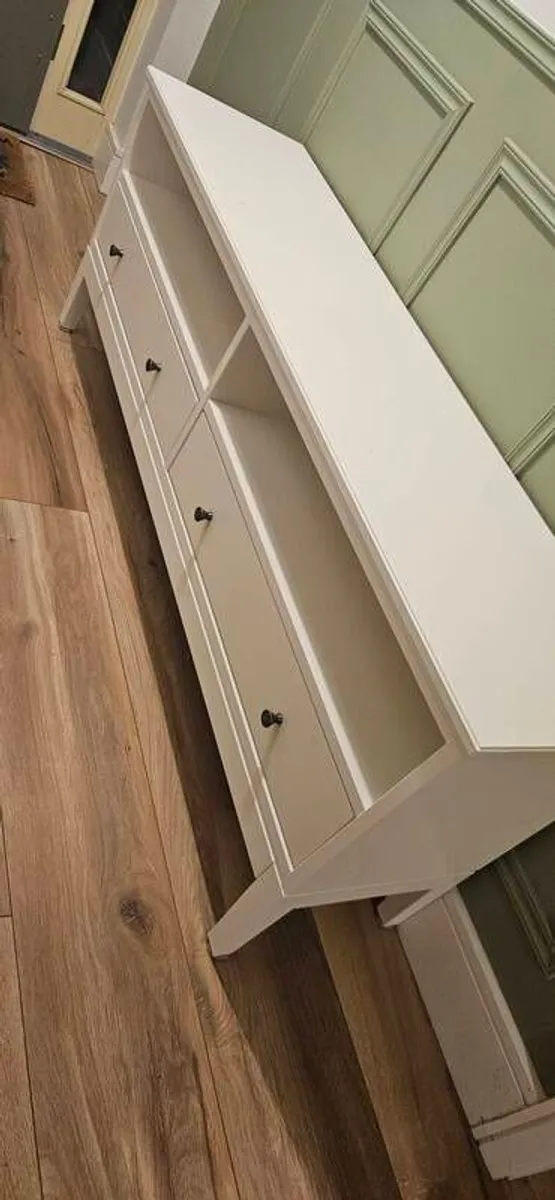 White TV Stand / Media Unit - Image 3