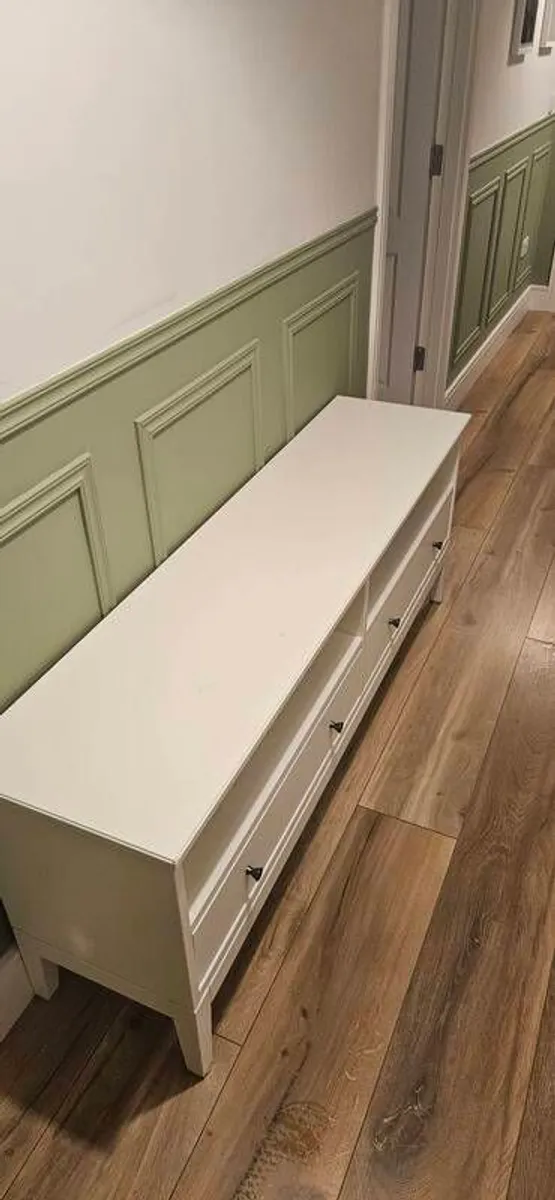 White TV Stand / Media Unit - Image 4