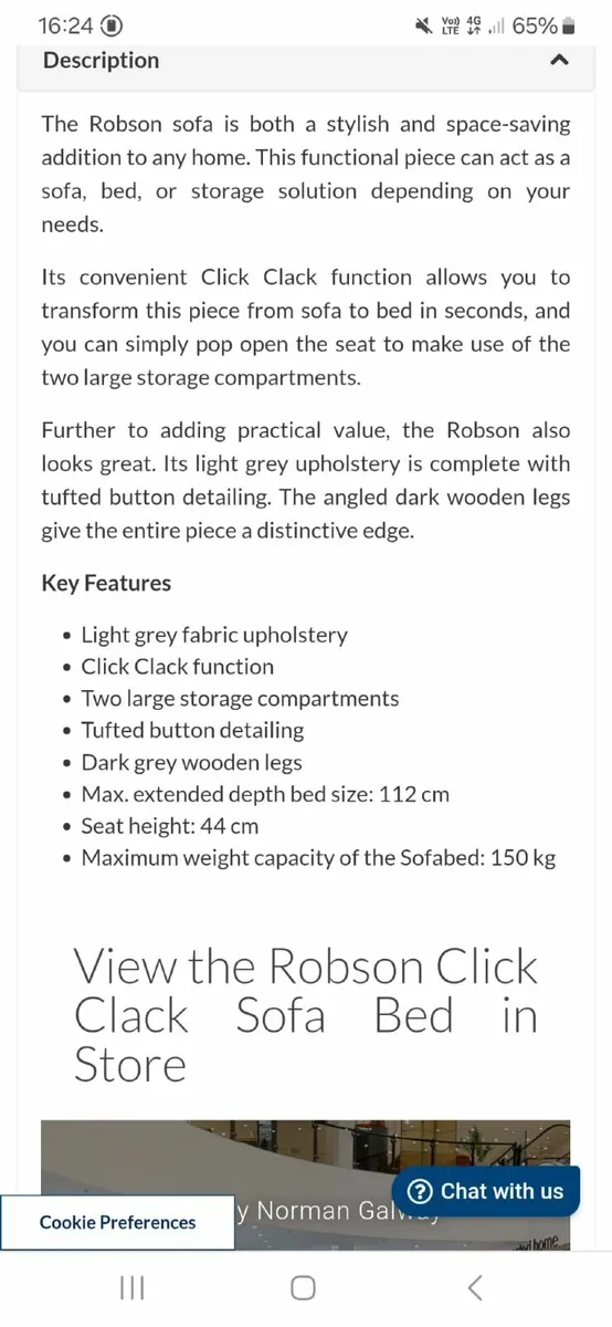 Sofa Bed couch - Image 3