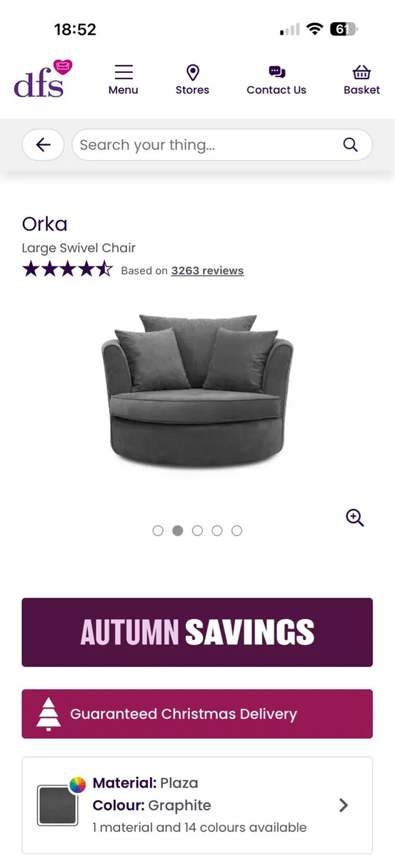 Swing chair very very good condition - Image 1