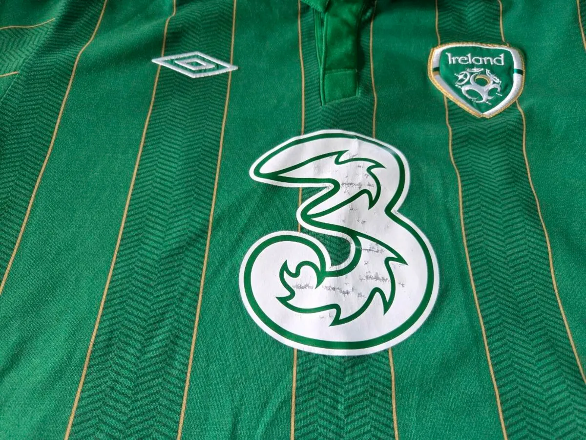 Ireland Football Home Jersey 2011 2012 XL Irish - Image 3